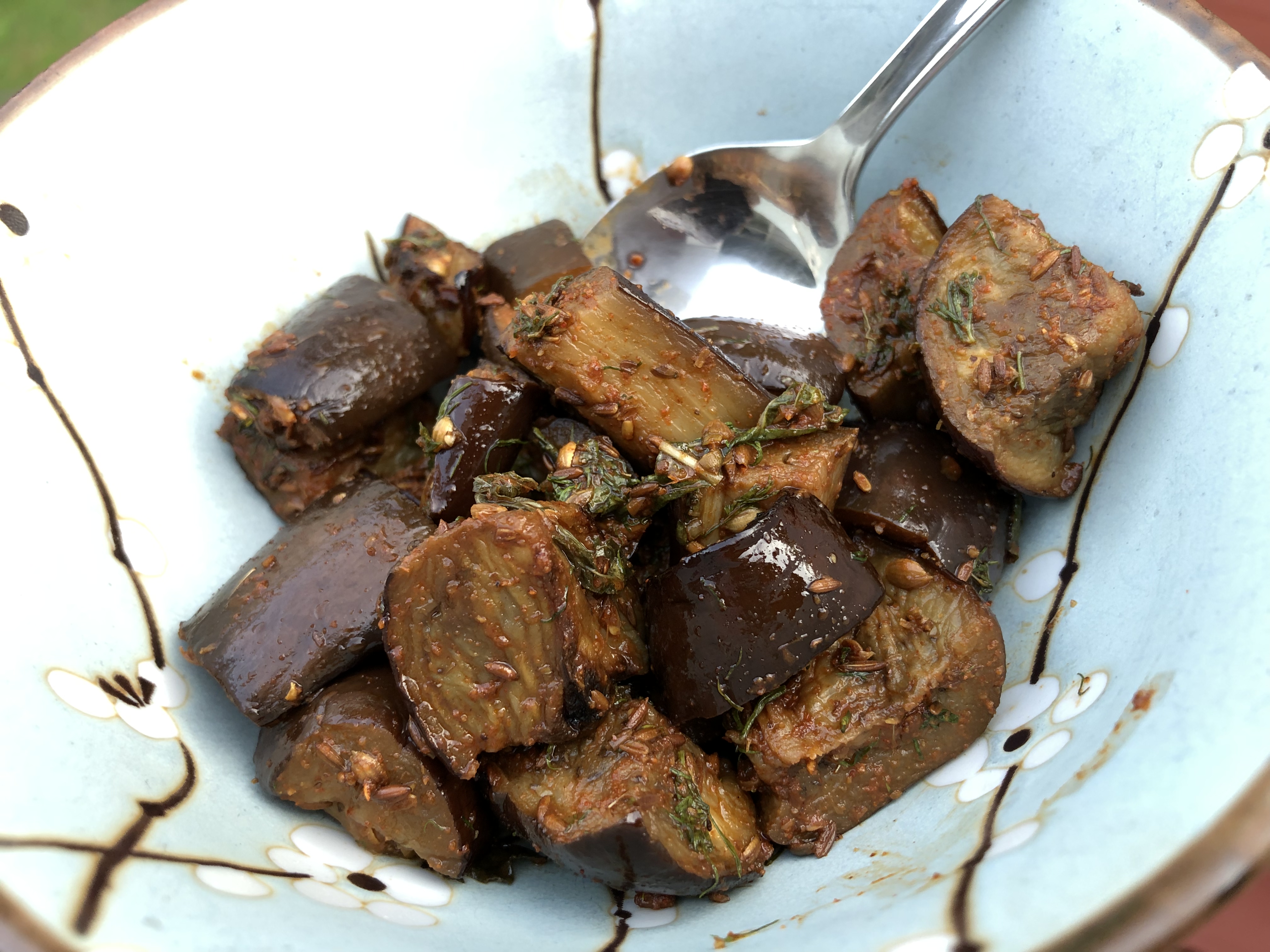 Harissa-spiced Eggplant Roast